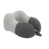 Simple and modern business memory foam U-shaped pillow, Kang Le Wu cationic color-blocking neck pillow, travel and office neck pillow Item Picture